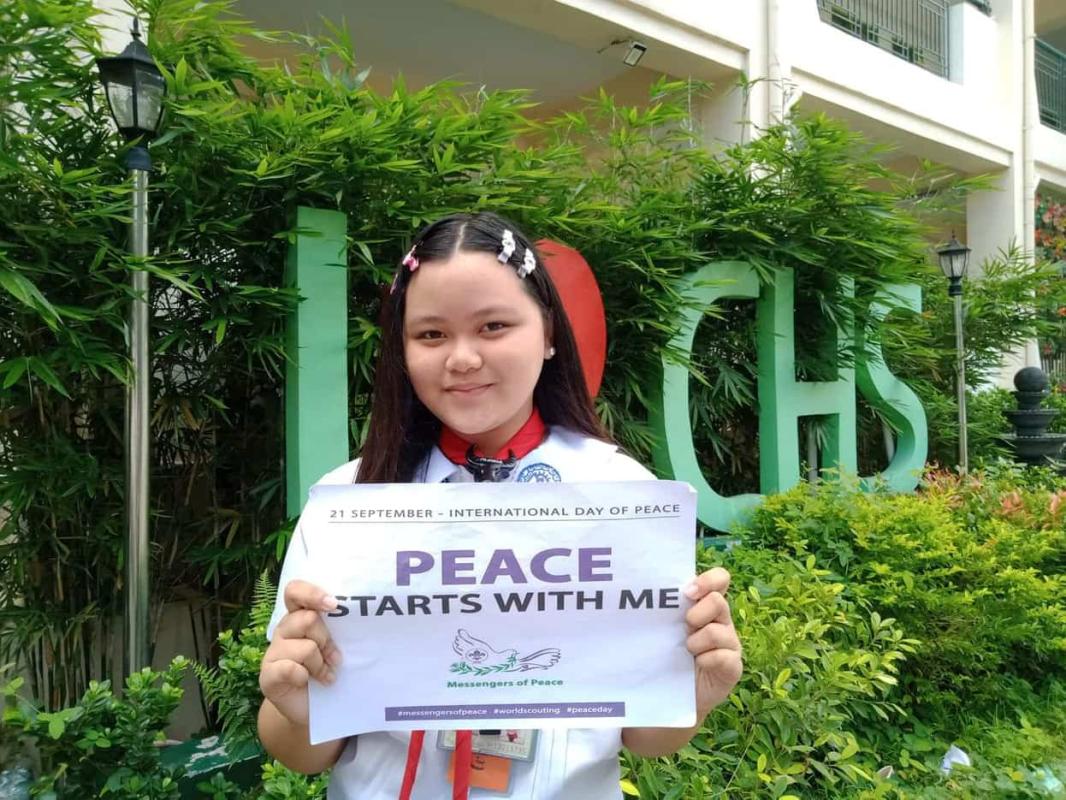 peace starts  with me