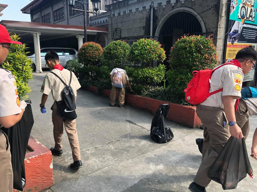 Marikina City Scouts City-wide Clean up Drive and Tree Planting