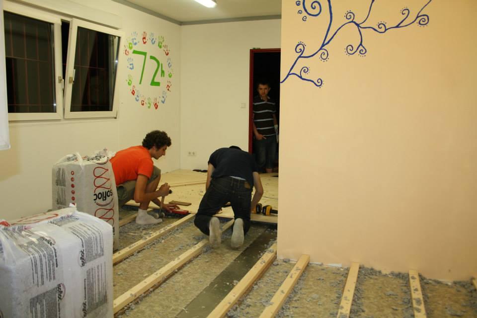 72h-action: renovations at local youth centre