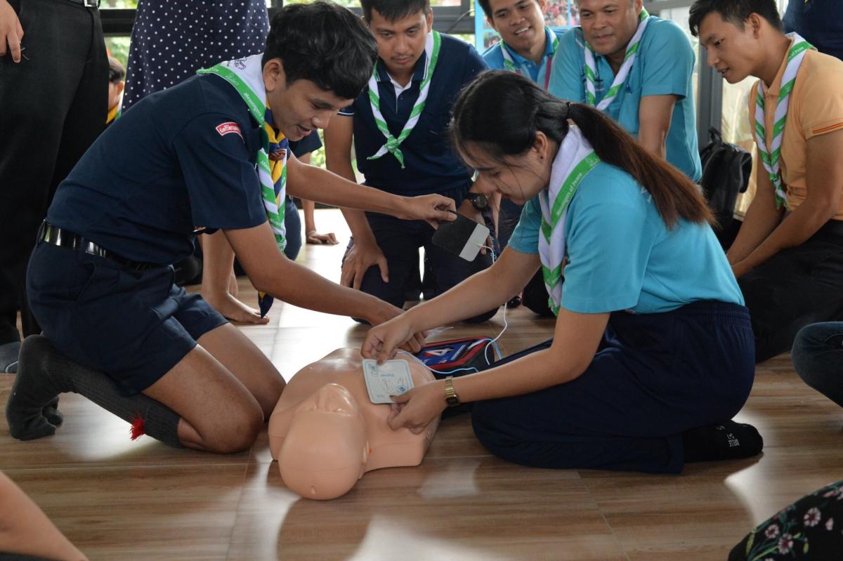 ฝึกอบรมการช่วยชีวิตขั้นพื้นฐาน