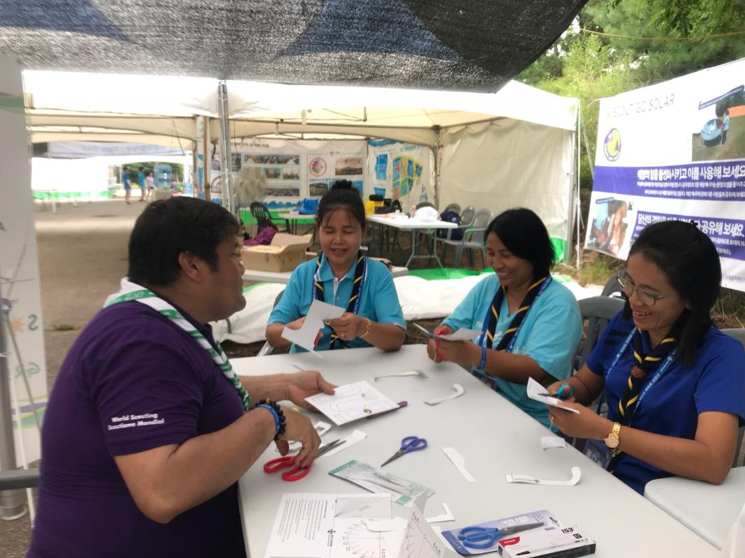 Training Scout Go Solar Staff 