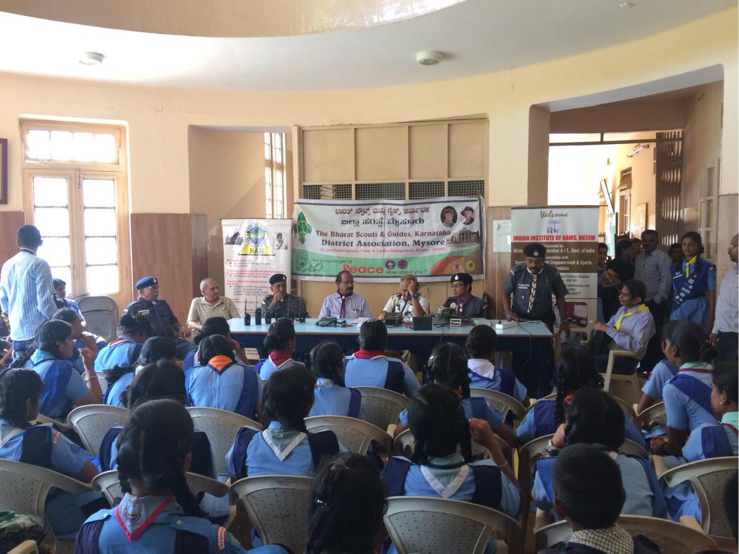 JOTA-JOTI Programme held at DHQ Mysuru 