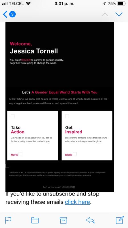 Compromiso a la iniciativa #HeForShe