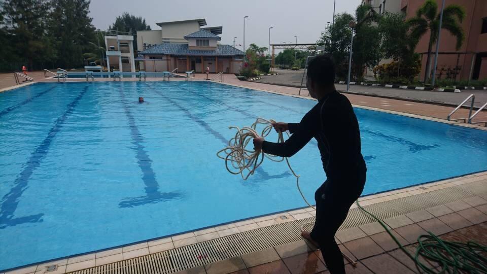 Water safety and life saving training 