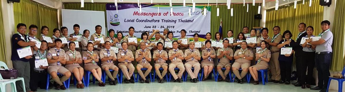 Messengers of Peace Local Coordinators Training, Thailand. 2018