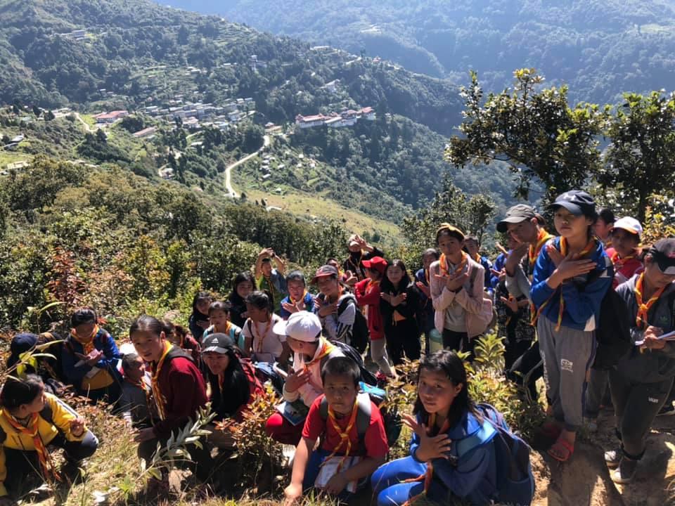 Coronation Hiking for Scouts of Sherubling Campus II