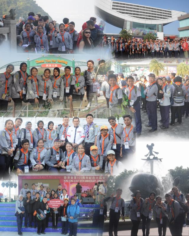 Malaysian contingent in Hong Kong Scout 105th Anniversary