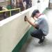 Day 2 Cleaning of Walls SWA Entry of Caloocan High School Senior Scouts