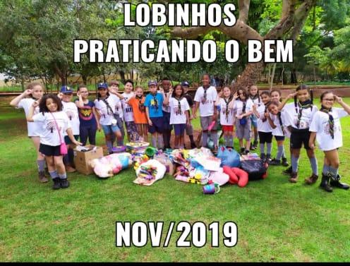 Lobinhos praticando o bem