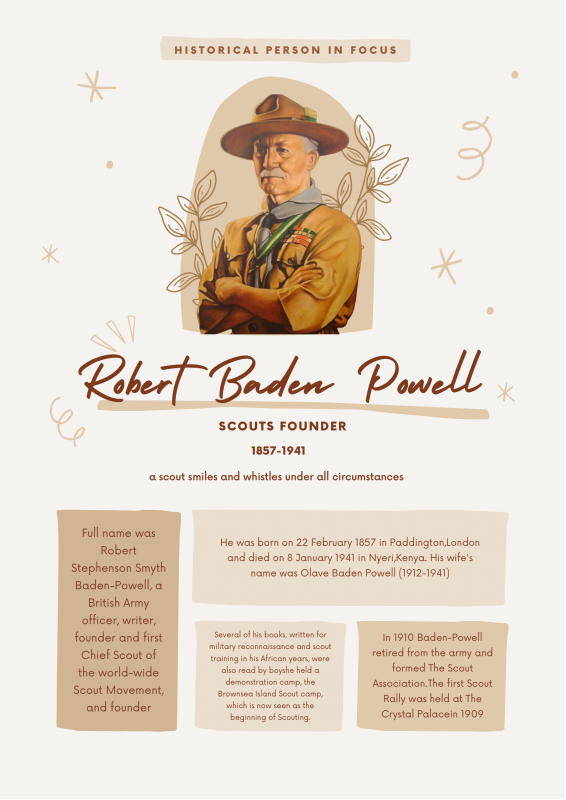Scouts Founder Poster