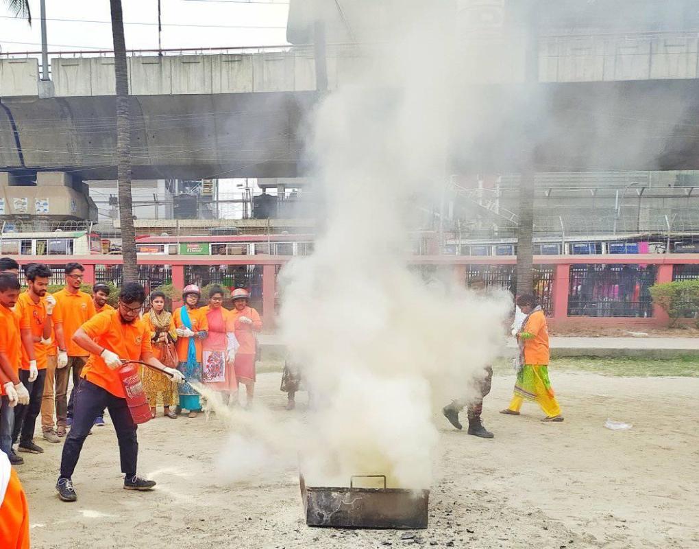 Urban Community Volunteer Development Training, Dhaka City Corporation, Headquarters of Fire Service and Civil Defense, Bangshal, Dhaka.