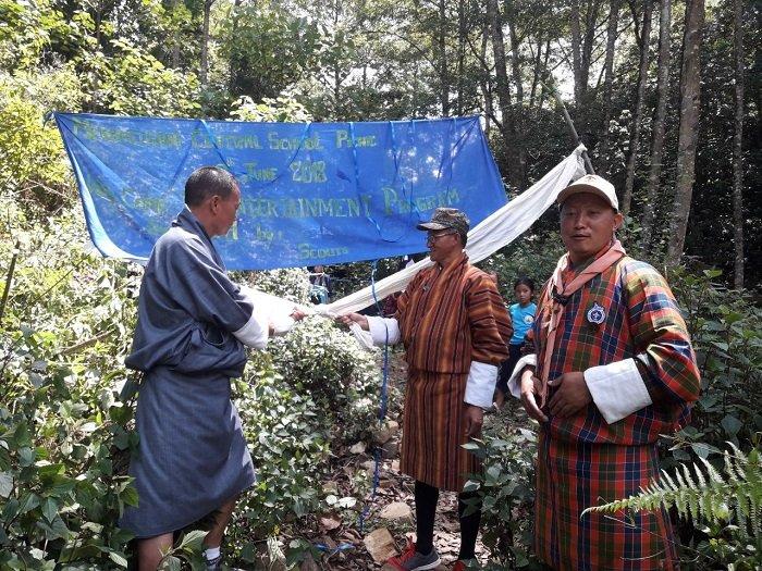 Teaching  values to youths through scouting activities.