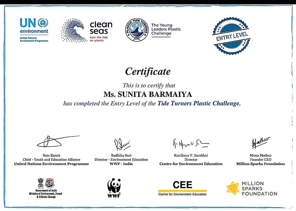 As per SANKALP Group-(B) challenge no-2 #Plastic_Tide_Turners_Challange# By Sunita Barmaiya, STC {G}/ SECR