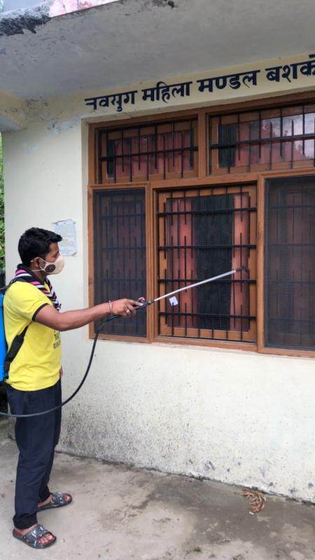 Sanitisation of village