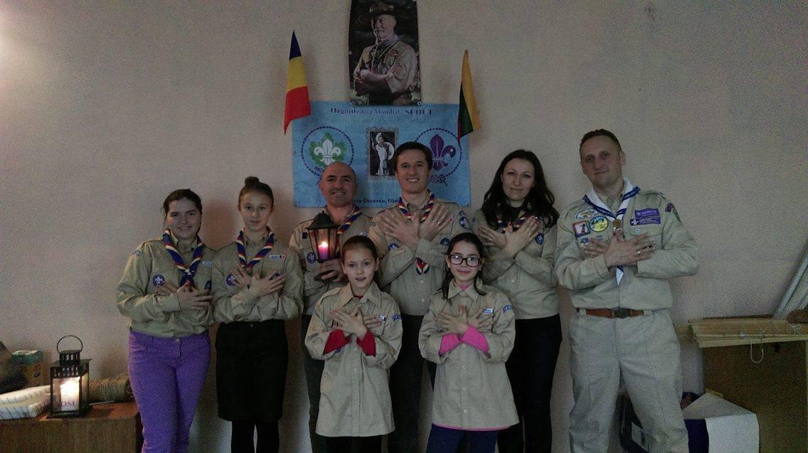 Scouts of NOSU brought the Light of Peace to Moldova