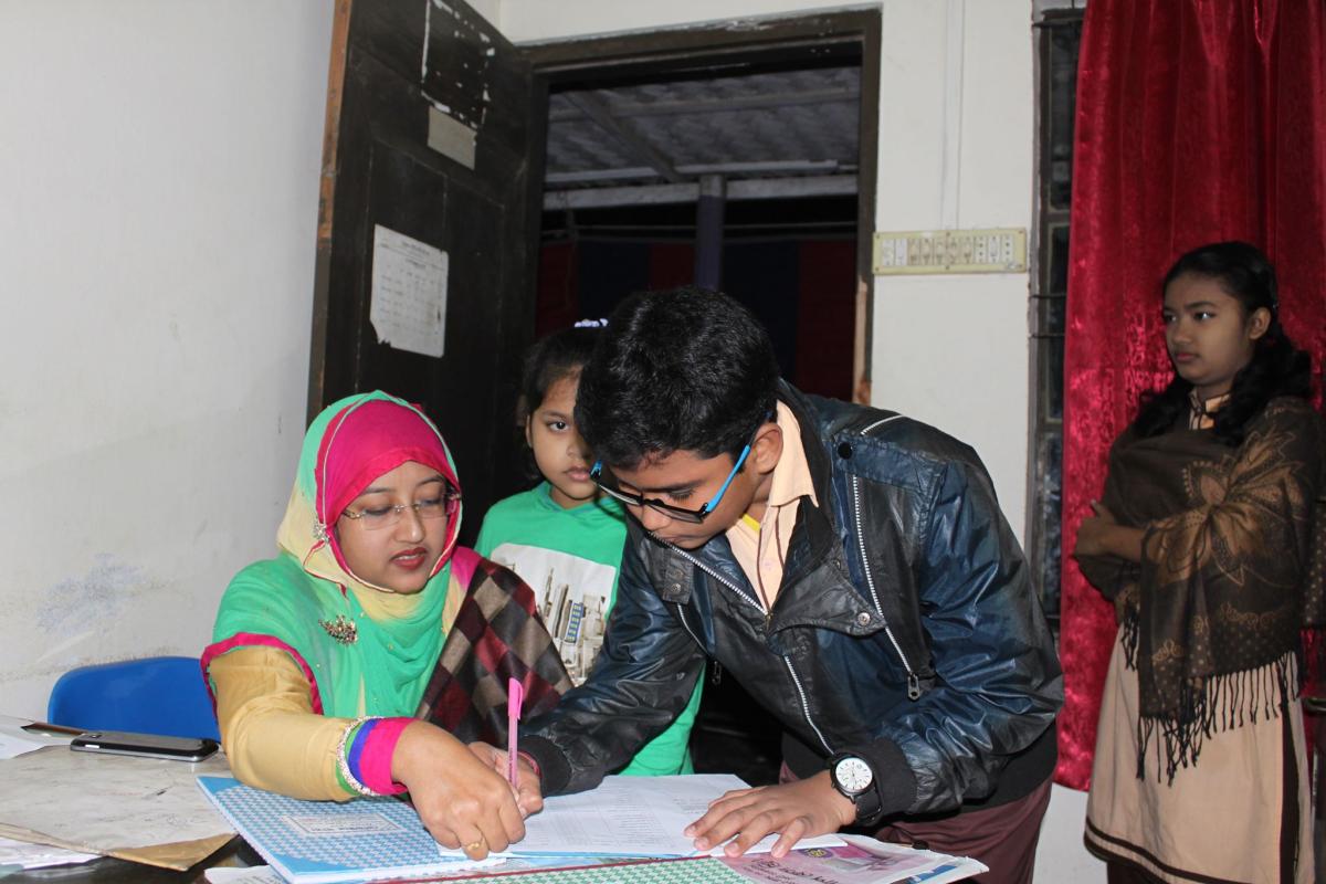 Helpless children school Admission program