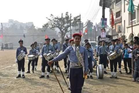 Participation In Annual Sports Ceremony Parrade-2020 As A Band Major(Senior)