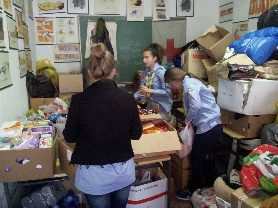 Scouts of Visoko for the affected territory 