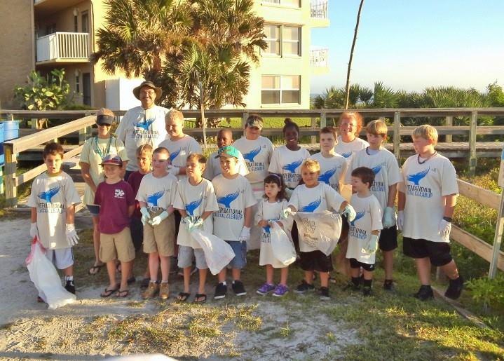 Pack 456 participates in International Coastal Cleanup