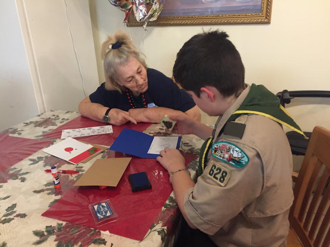 Bridging the generational gap with cards and carols