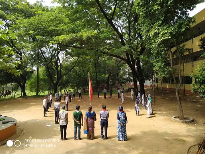 সাপ্তাহিক ক্রু মিটিং সরকারি বাঙলা কলেজ রোভার স্কাউট গ্রুপ