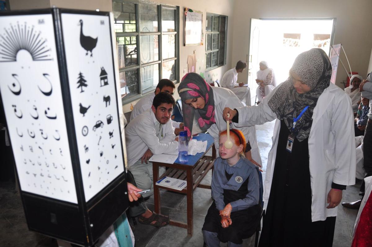 Eye care Camp and Eye care education for school children  