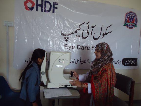 Eye care service and education for children 