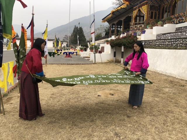 Preparing for the great day. National scouts Day