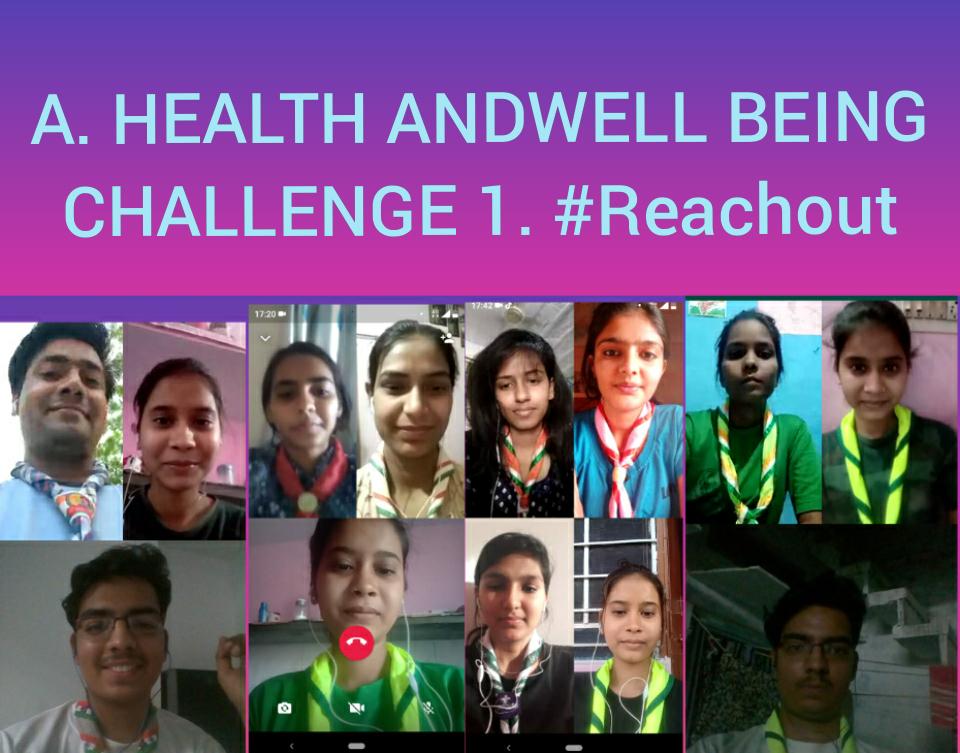 HEALTH AND WELL BEING #REACHOUT