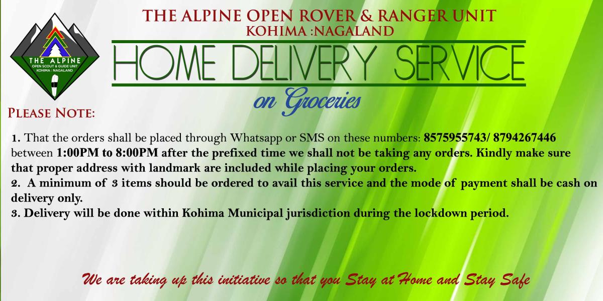 HOME DELIVERY SERVICE PROJECT DURING COVID-19 LOCKDOWN