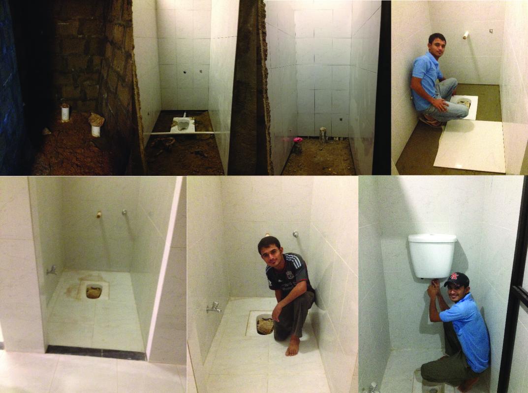 Making Flush Toilet