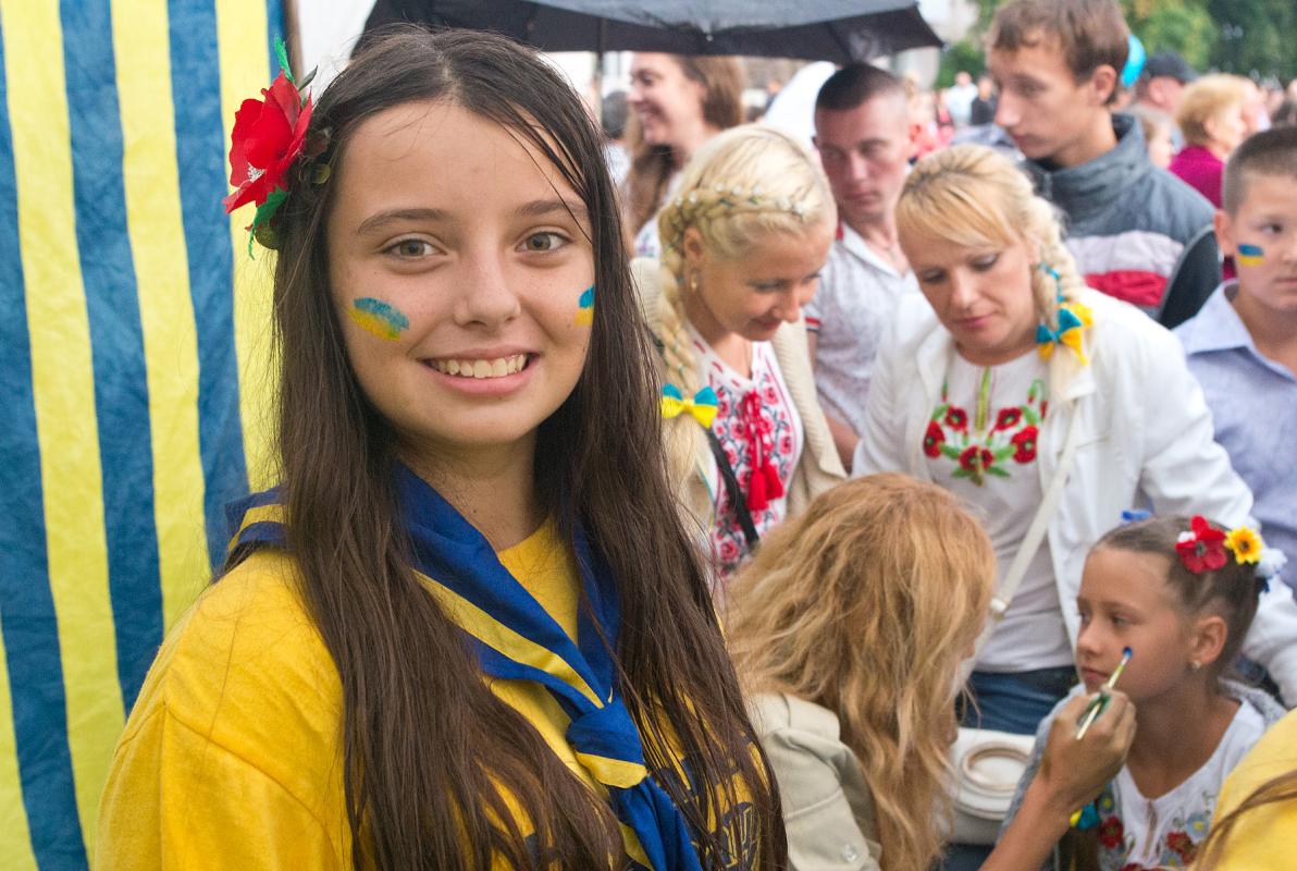 Украина в сине-желтом цвете