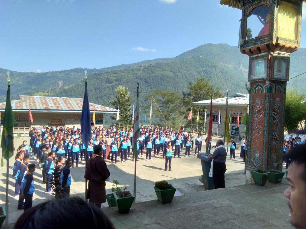 Attended the Globalizing the messengers of peace Network Bhutan at Damphu