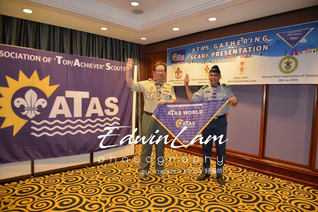 ATAS World Gathering Badge & Scarf Presentation