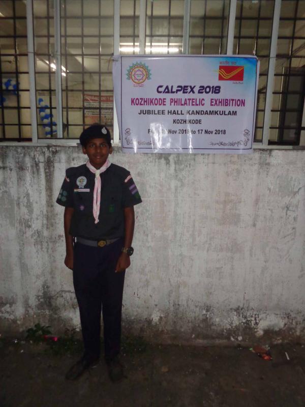SCOUT GUIDE STAMP EXHIBITION - CALPEX 2018 KOZHIKODE PHILATELIC EXHIBITION