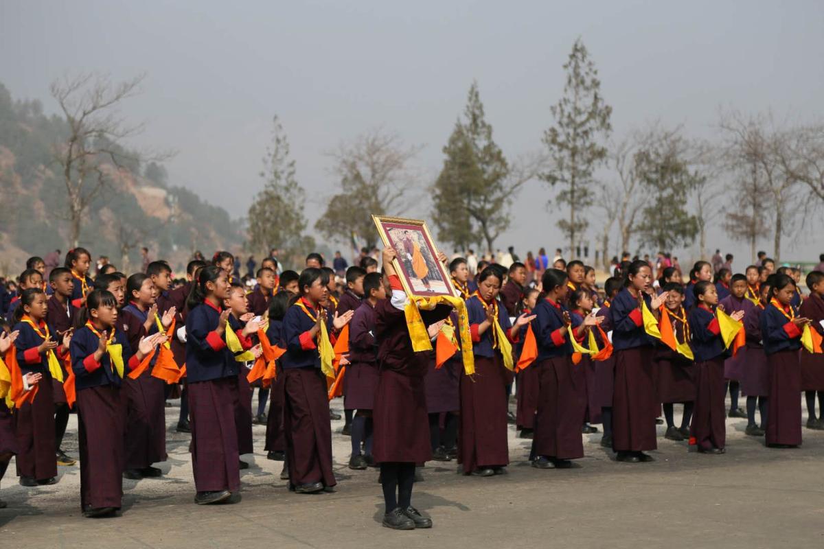 Celebrating HM’s Birth Anniversary and scout day 