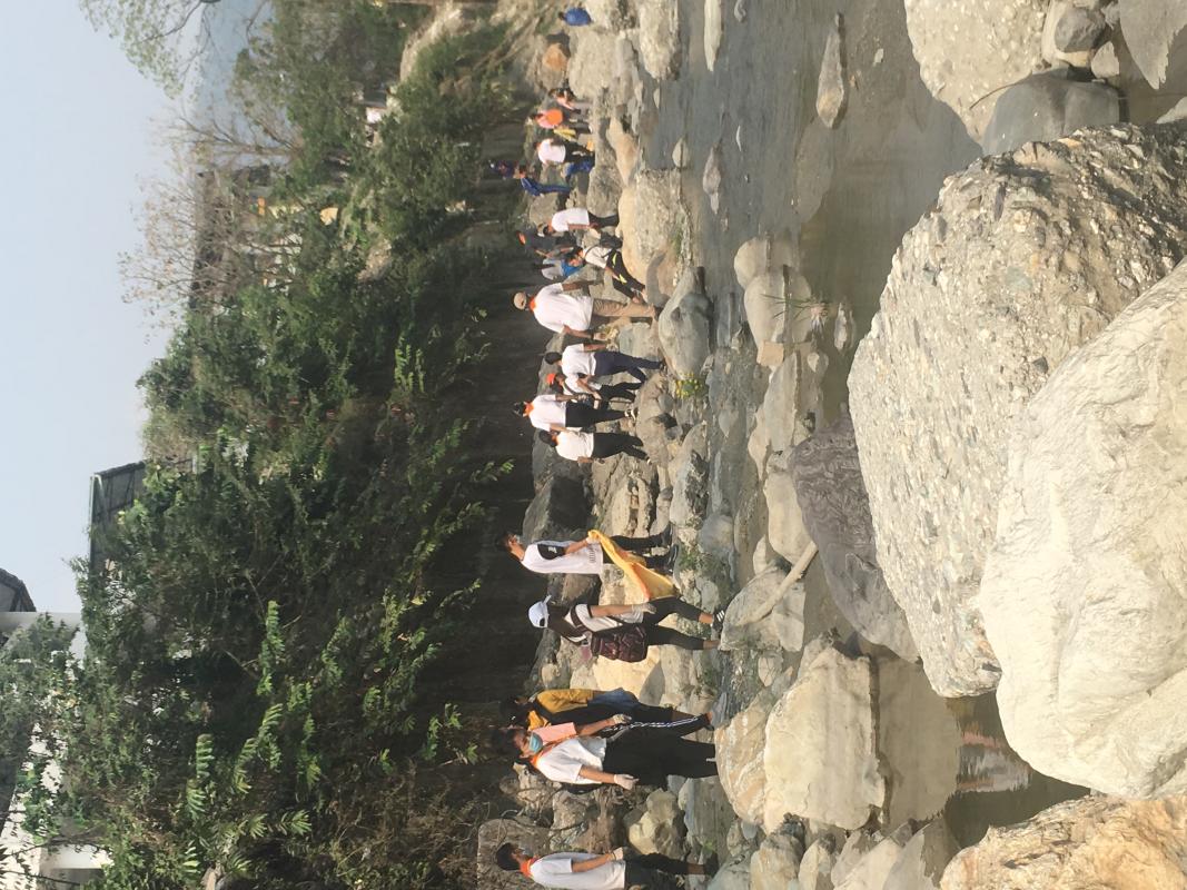 Cleaning of Doti River Bank 