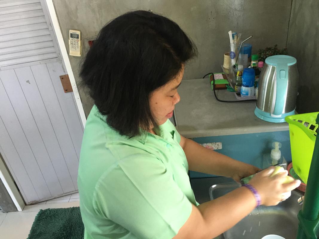 ช่วยเก็บทำความสะอาด