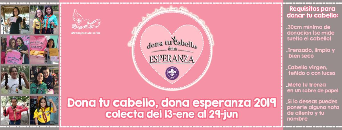 Dona tu cabello, dona esperanza -  Ecatepec 2019