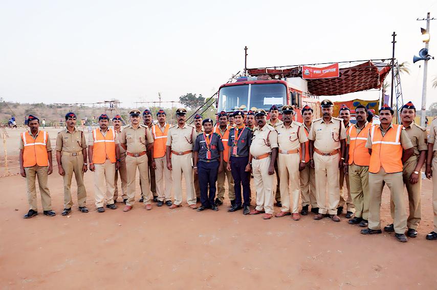 17th National jamboree India Karnataka service