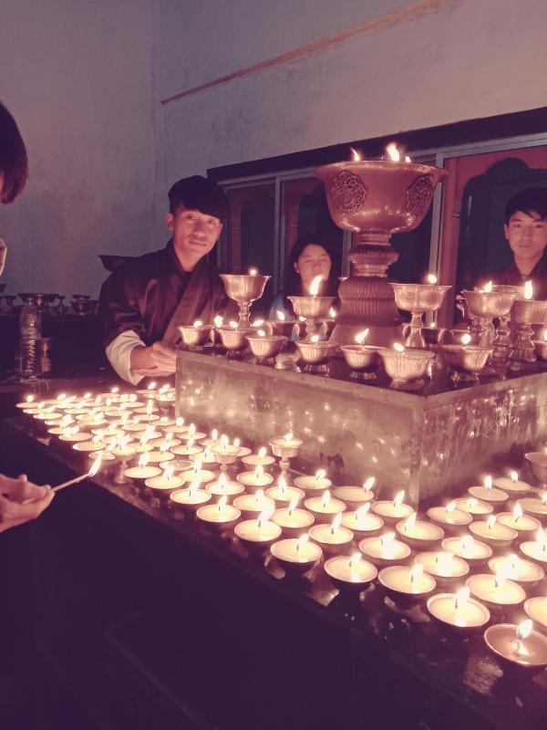 Helping my college mate friend in zhangtopelri