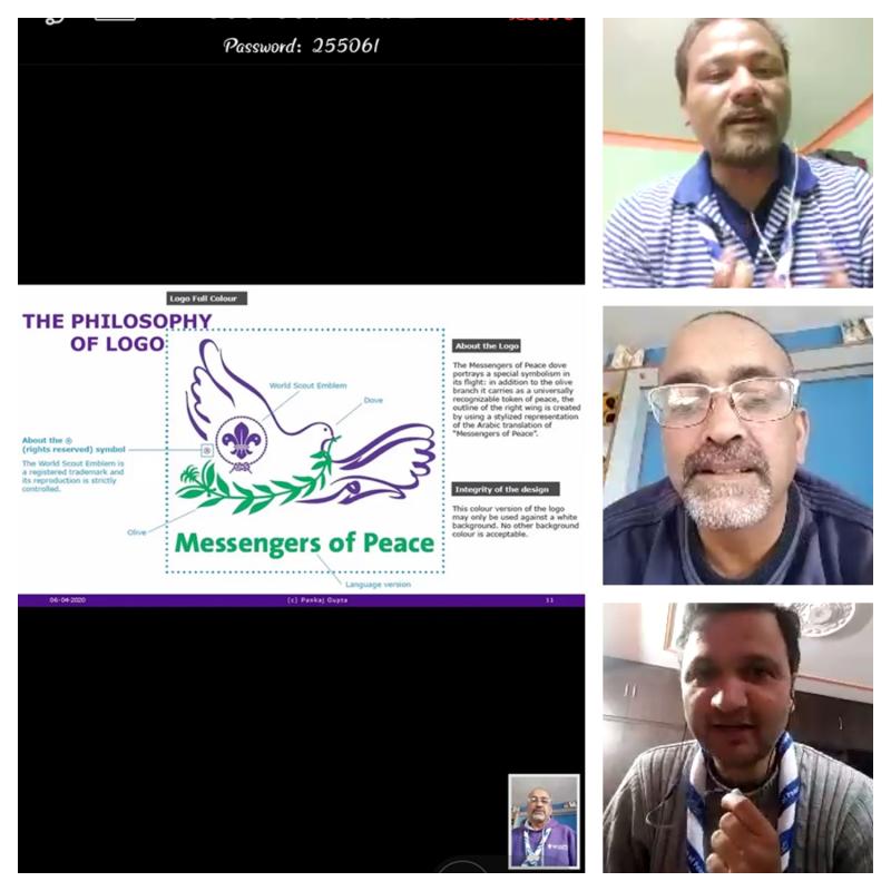 6th day of digital meeting on zoom app