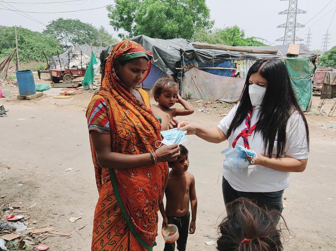 mask distribute 2021