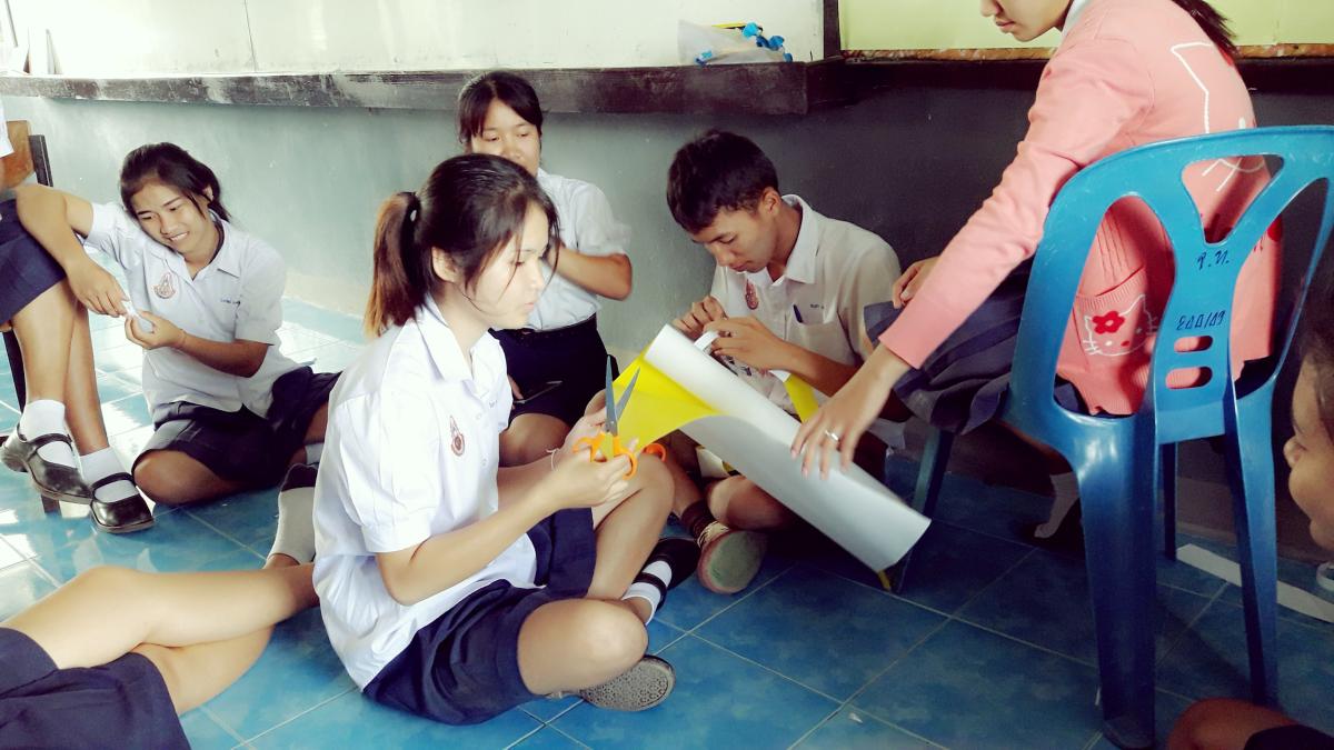 จัดบอร์ดวันวิทยาศาสตร์