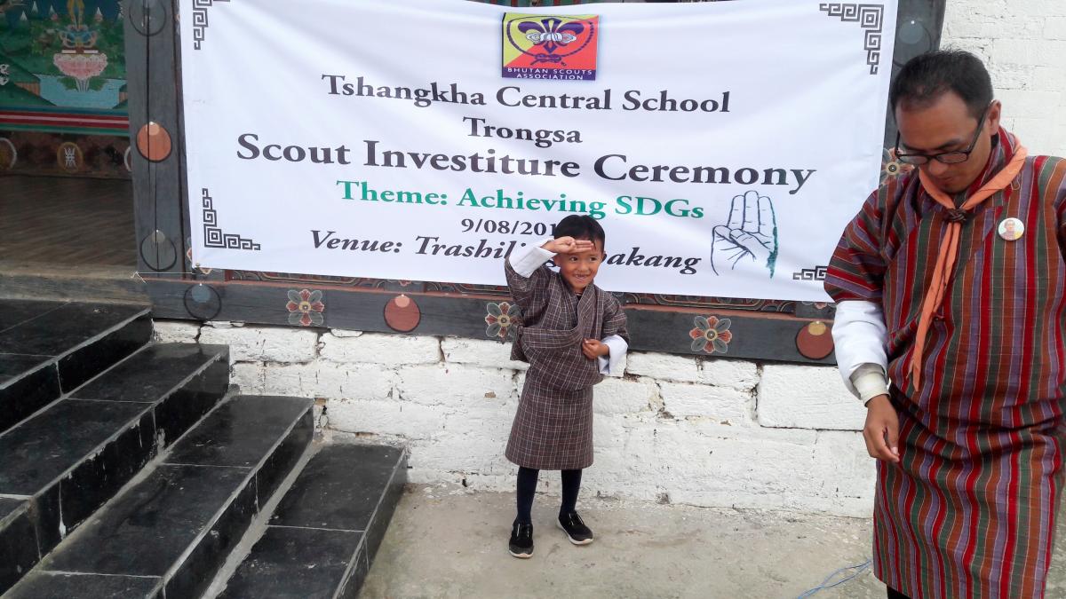 Tshangkha Cs Scout Investiture ceremony 2019