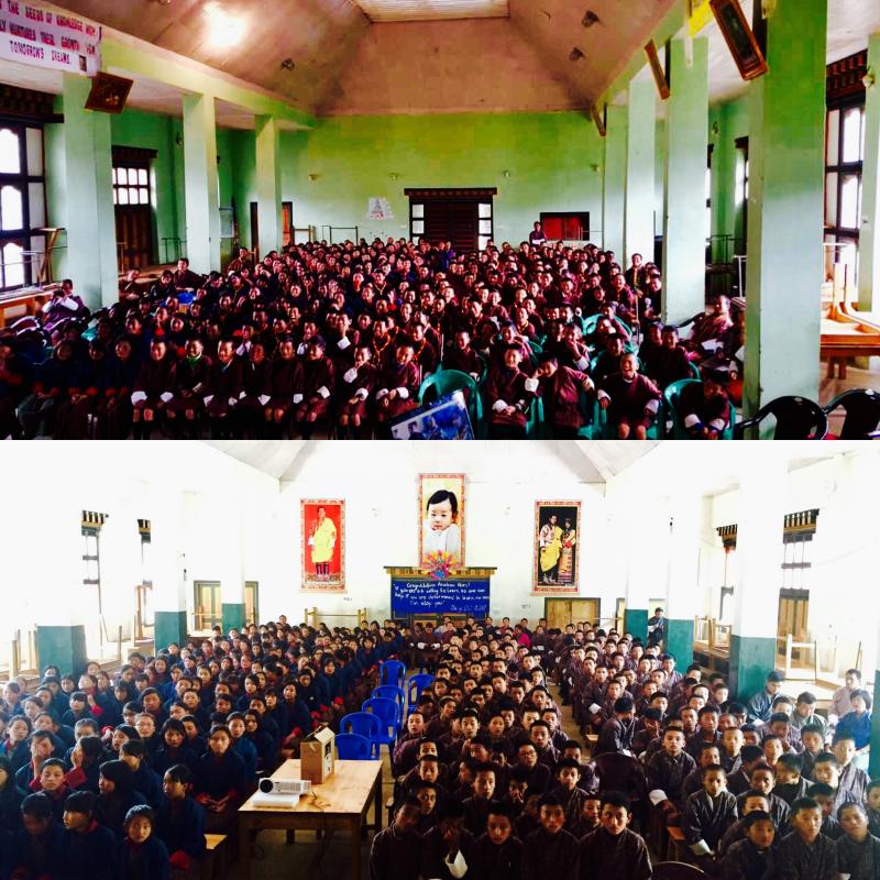 "Mobile Scout Camp at two Central Schools of Bumthang"