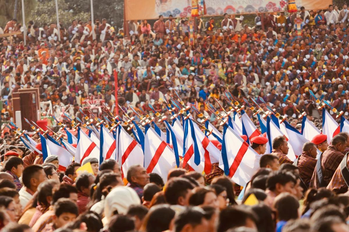 67 Young Volunteers participated during the National Day Celebrations”