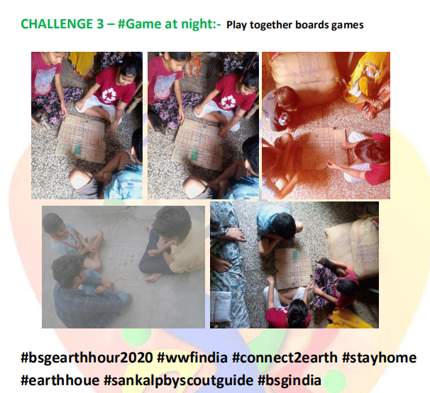 EARTH HOUR #GAME AT NIGHT