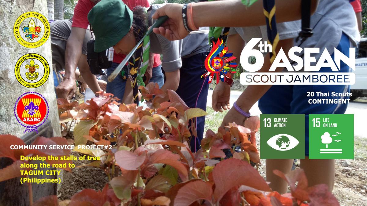 Community Service Project#2    Develop stalls of a tree (The Philippines)