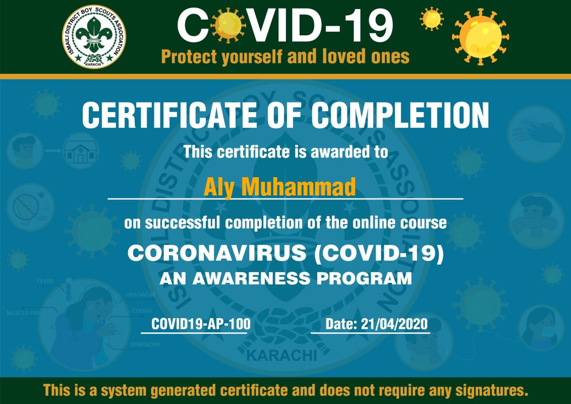 Covid-19 awareness project